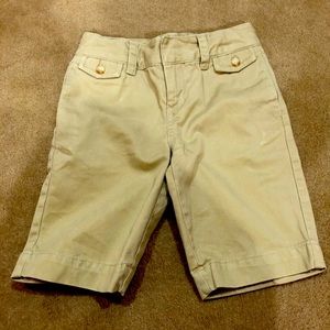 Ralph Lauren Girls Kaki Shorts